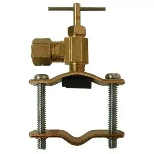 self piercing saddle valve