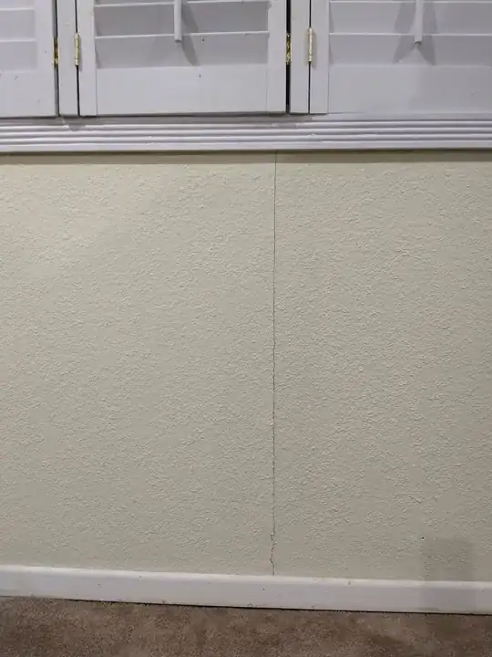 Vertical crack was first sign of trouble