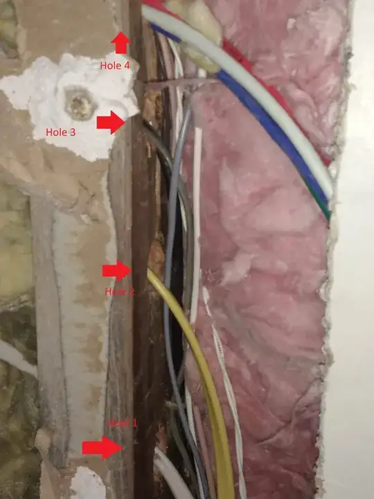 Crossing over a stud