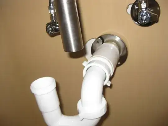 First vanity - before