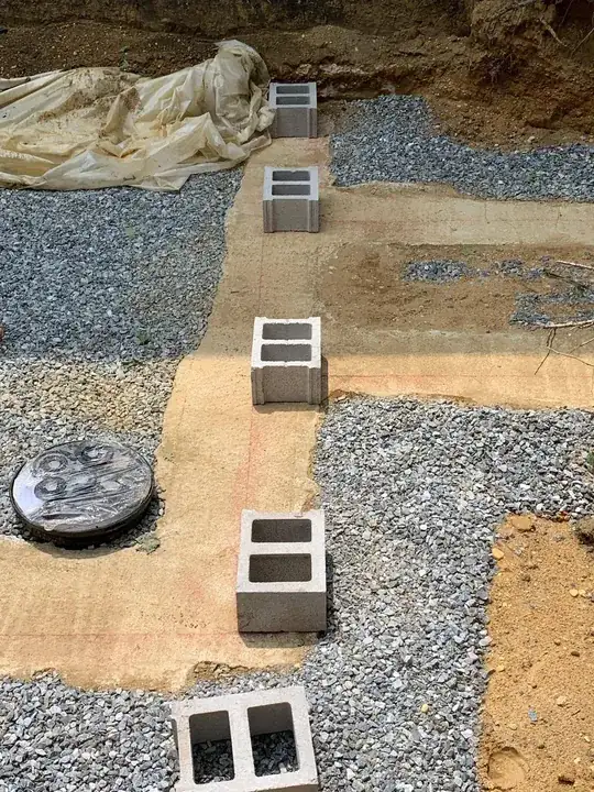 view from above going back to existing structure