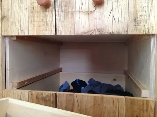 Frame without drawer