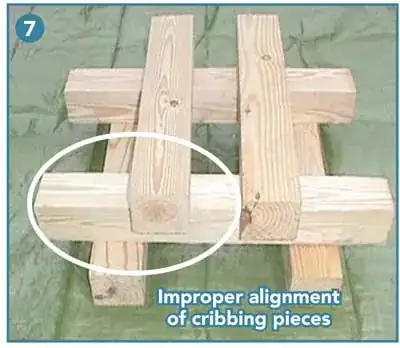 wood cribbing