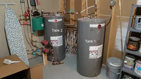 Hot water and in-floor heating system