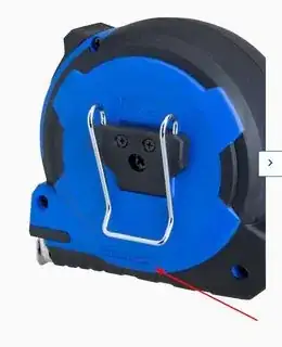 tape measure with dimensions called out