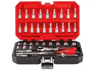 A bit set with colour-coded bits, as described below