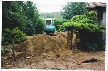 beginning of new fence