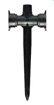 1/2" flow-through stake