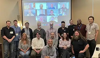 Group picture from EMWCon Spring 2022
