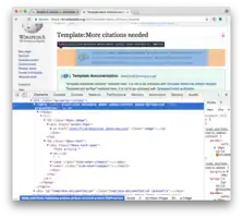 "More citations needed" template on English Wikipedia