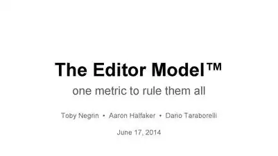 The Editor Model: redefining active editors (06/2014)