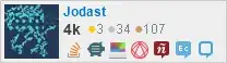 profile for Jodast on Stack Exchange, a network of free, community-driven Q&A sites