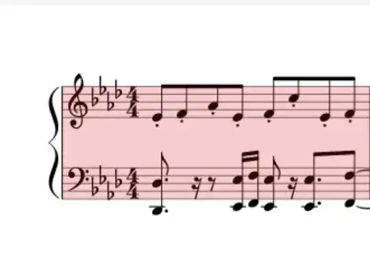 Music Sheet Example