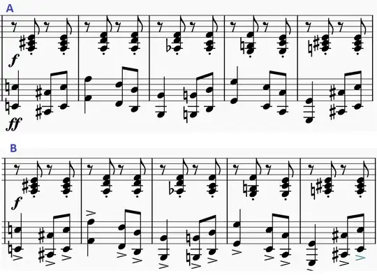 Sheet music example