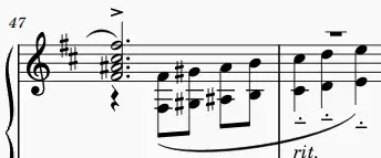 Example 1 - two voices