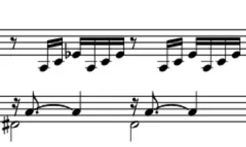 Bach prelude excerpt 2