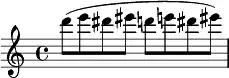 Palm key exercise in eighth notes