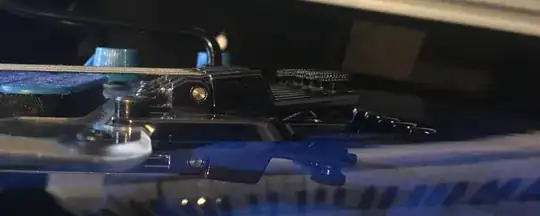 Top almost parallel with body