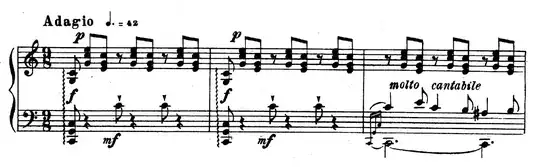 Prokofiev, op. 97 no. 10, Adagio, from the Cinderella piano suite.