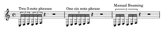 Triplet notations
