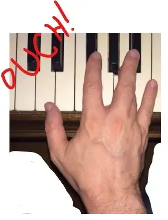 bad position top view