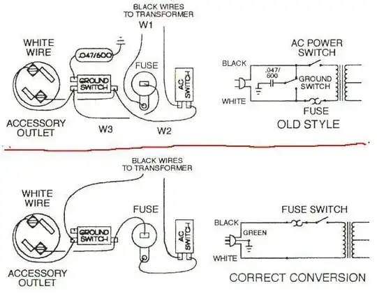 2 to 3 prong conversion