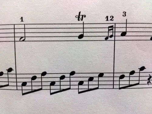 Score excerpt