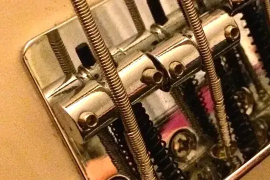 bridge saddle screws