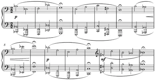 Hauer - Nomos Op. 19, beginning