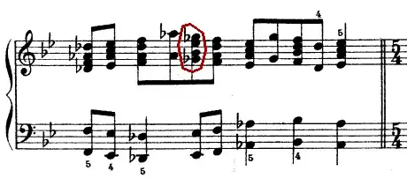 Excerpt from Pictures at an Exhibition, second score