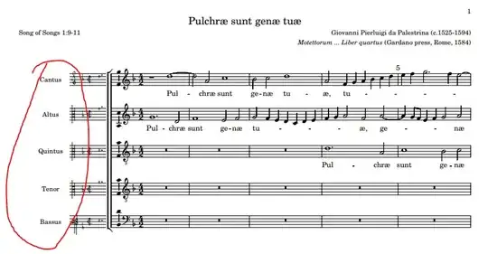 Excerpt: "Pulchrae sunt genae tuae" by Palestrina