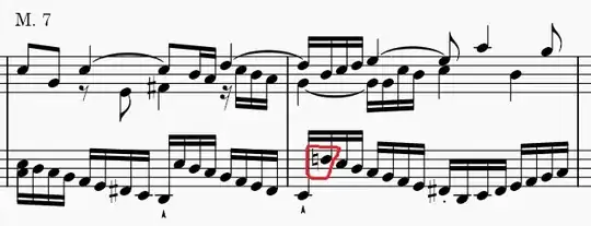 BWV 787 m. 7–8