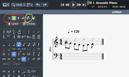 Multiple voices in Guitar Pro 7