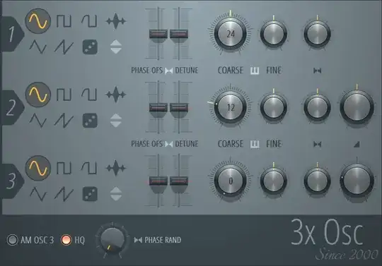 FL Studio 3x Oscillator