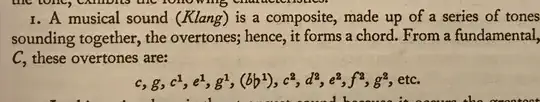 Schoenberg "Theory of Harmony" excerpt