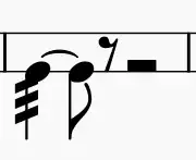 Arrows used to indicate strumming