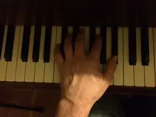 C7 chord with good alignment