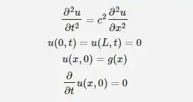 string behaviour formulas