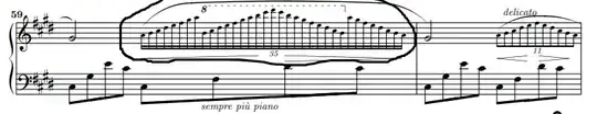 Chopin Nocturne in C# minor, m. 59