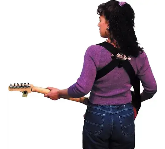 Slider Straps Dual Shoulder Strap Black.