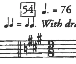 (two quarter notes) = (quarter note) (dotted quarter note), (dotted quarter note) = 76
