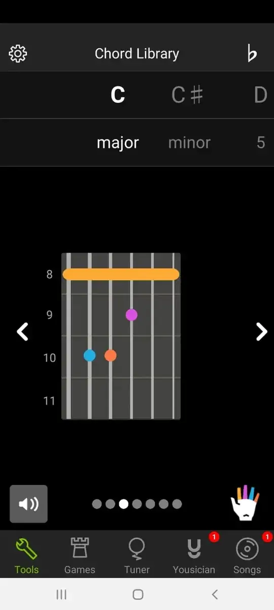 Picture from GuitarTuna