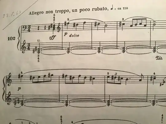 Mikrokosmos, No. 102 - excerpt