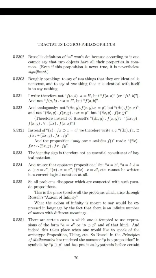 Wittgenstein on symbols