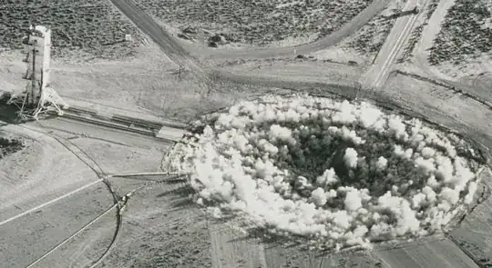 Underground nuclear test