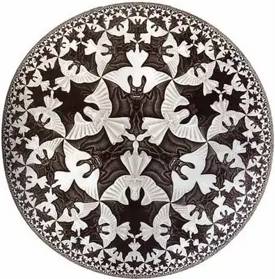 "Angels and Demons", M. C. Escher.