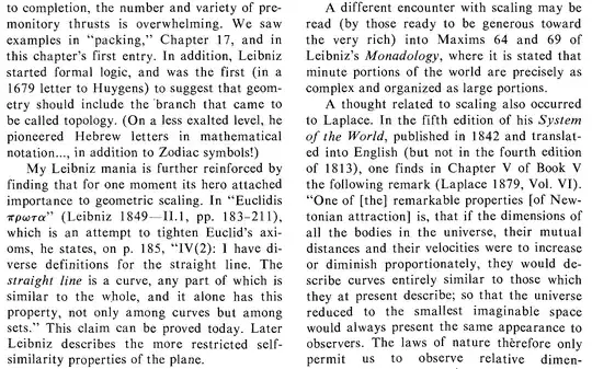 The Fractal Geometry of Nature 2nd edition, 1982, p. 419
