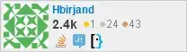 profile for Hbirjand on Stack Exchange, a network of free, community-driven Q&A sites