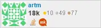 profile for artm on Stack Exchange, a network of free, community-driven Q&A sites