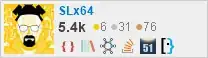 profile for SLx64 on Stack Exchange, a network of free, community-driven Q&A sites